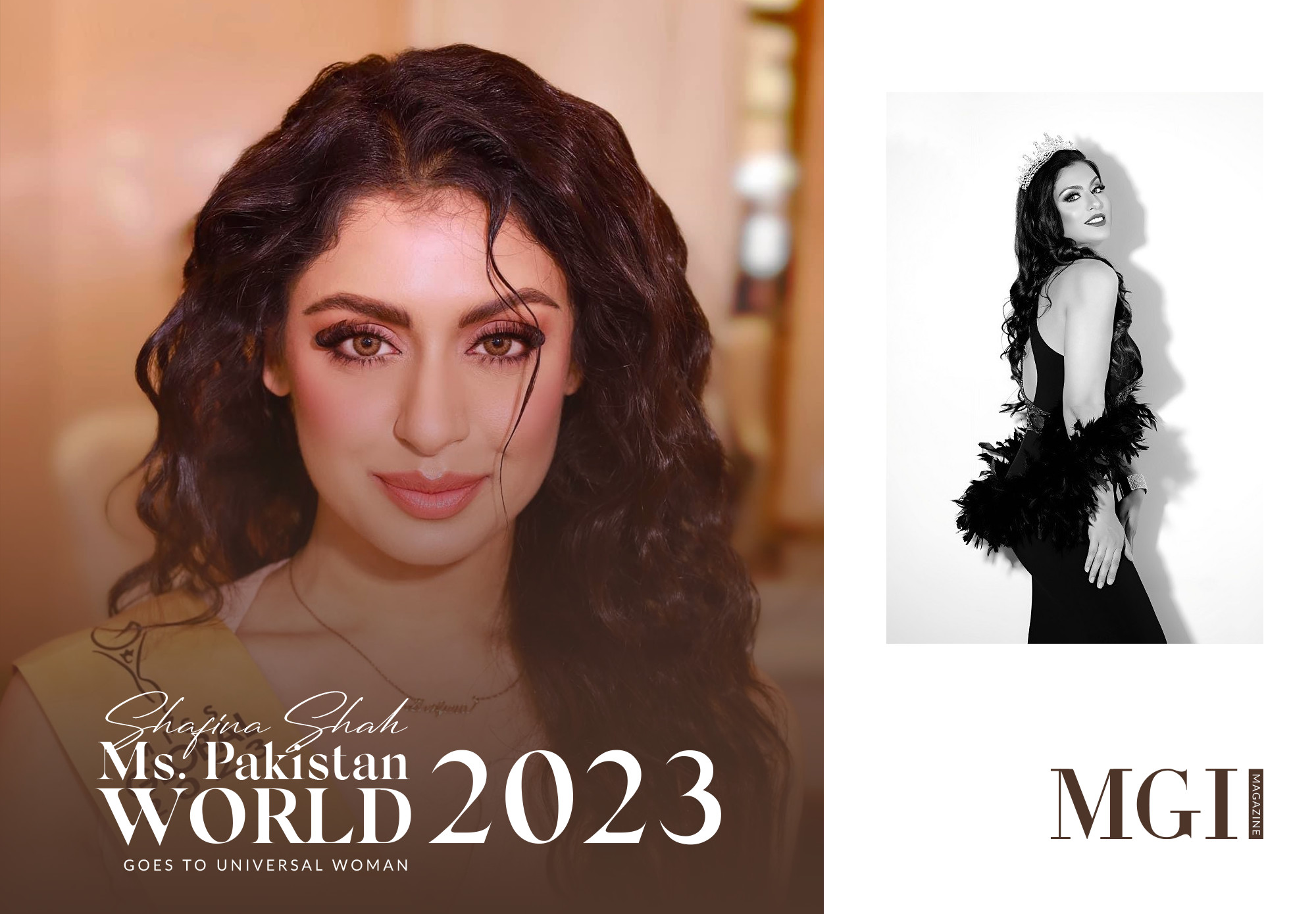 Shafina Shah - From the stage of Ms. Pakistan World 2023 to the Universal Woman arena